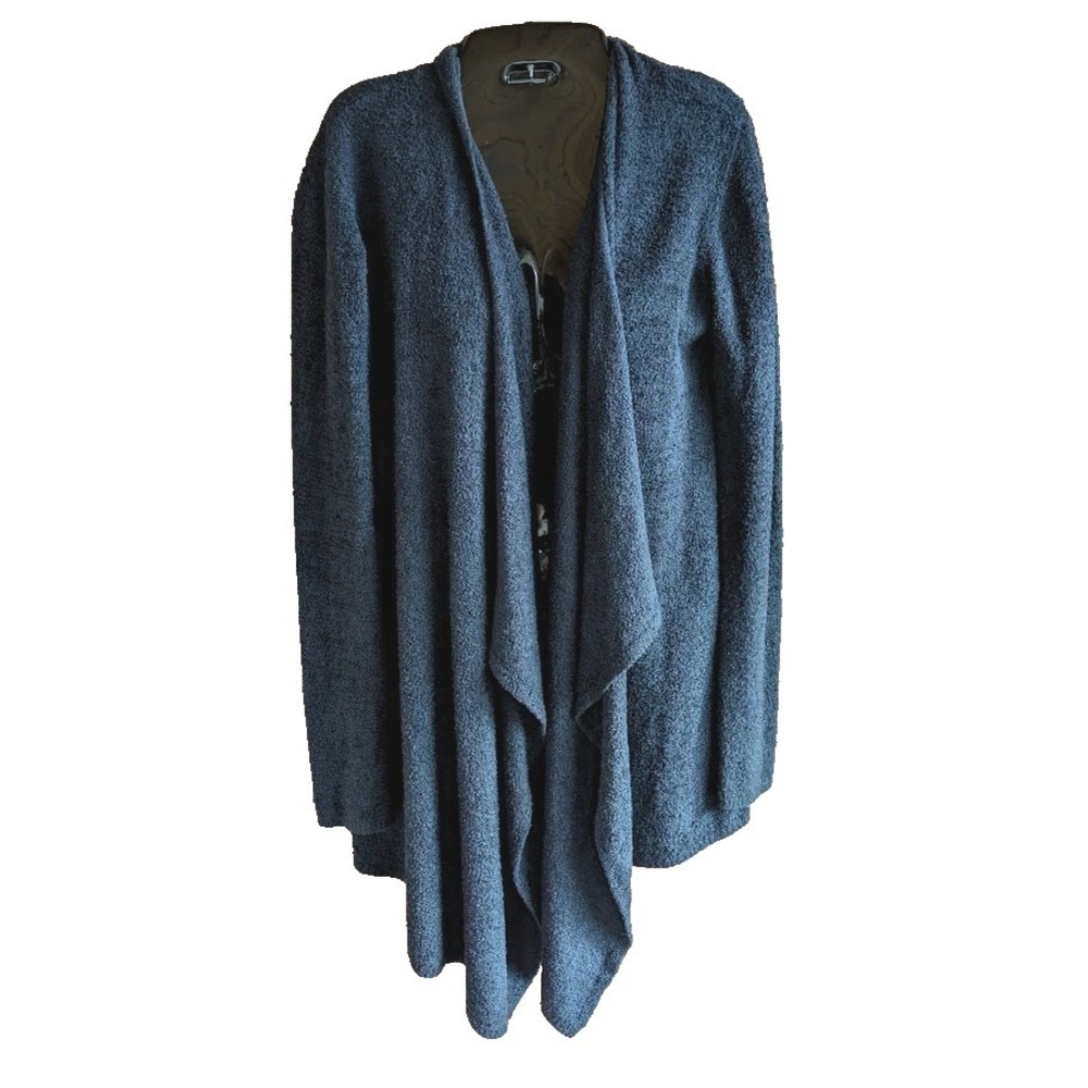 Barefoot Dreams Open Cardigan S/M Sustainable Bamboo Blend Chic Lite Sweater